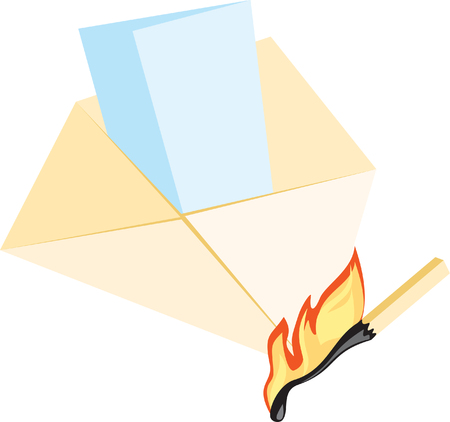 Delete messageのイラスト素材