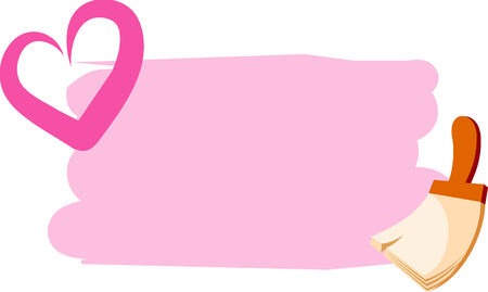 Pink paint backgroundのイラスト素材