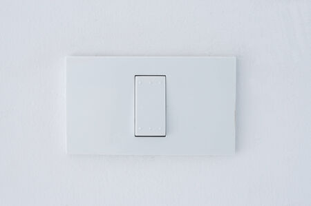 Light switch at condominium, Thailand