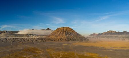 Panoramic view of Bromo and Batok mountain, Indonesia