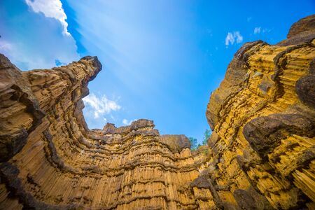 Pha Chau canyon detail, Chiang Maiの写真素材