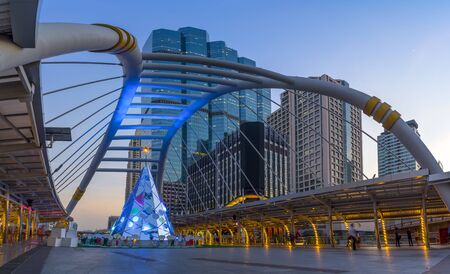 Christmas tree at BTS Chong Nonsi Bangkok