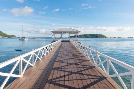 Historical Asdang bridge at Sichang island, Thailandの写真素材