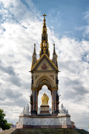 The Albert Memorial in Kensington Gardens, London, UKのeditorial素材