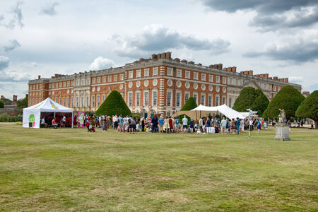 Family Activity Festival at Hampton Court Palace, UKのeditorial素材