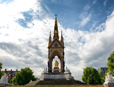 The Albert Memorial in Kensington Gardens, London, UKのeditorial素材