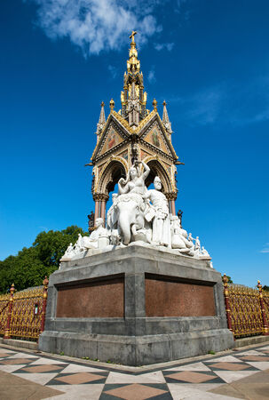 The Albert Memorial in Kensington Gardens, London, UKのeditorial素材