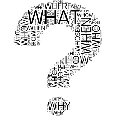 question mark | Word Artの写真素材
