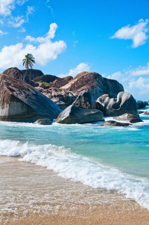 The Baths landmark at Virgin Gorda (Tortola) - Caribbeanの写真素材