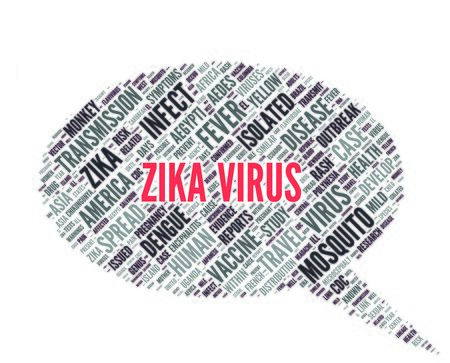 ZIKA Virus (ZIKA-Virus) as abstract concept artの写真素材