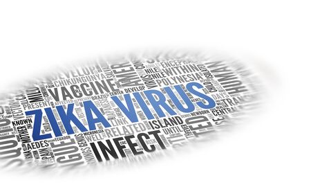 ZIKA Virus (ZIKA-Virus) as abstract concept artの写真素材