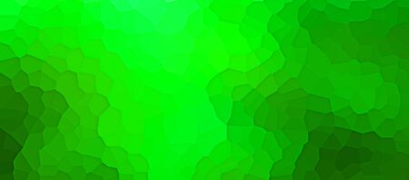 Colourful textured green panorama banner with artistic irregular graduated pattern with layer effect and copy spaceの写真素材