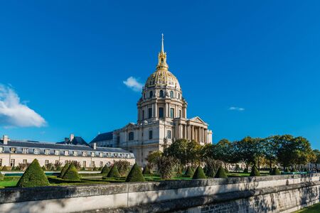Cathedral Les Invalides in Paris, Franceの写真素材
