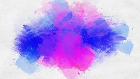 Artistic colorful watercolor splash effect template.の写真素材