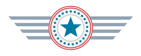 USA flag symbol sign illustration.のイラスト素材