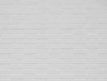 White brick wall texture background.