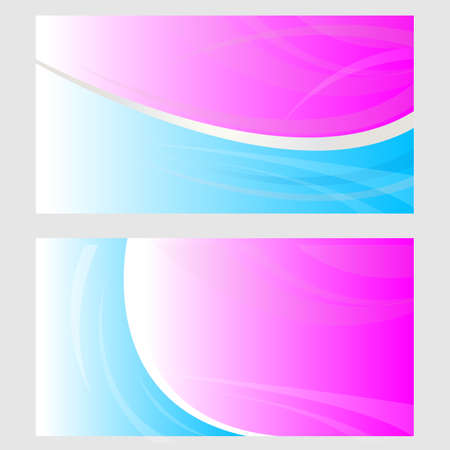 Bright colorful business card background banner with empty space for text.のイラスト素材