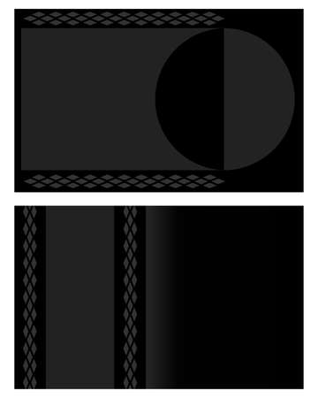 Business corporate black card with an empty space for your text.のイラスト素材