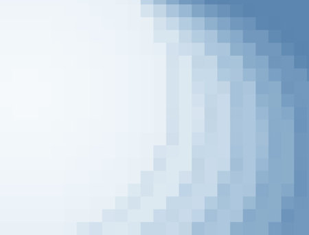 Abstract blue pixel background frame design template with empty space for text.の写真素材