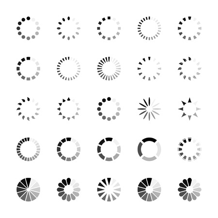 Loadind iconsのイラスト素材