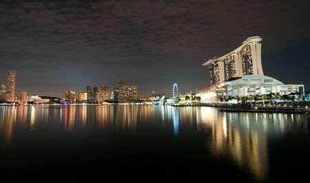 Marina Bay at night のeditorial素材