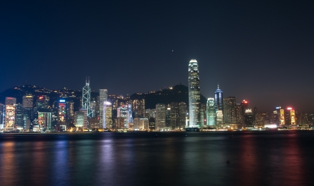Hong Kong by night