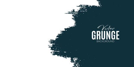 Vector abstract dark grunge brush stroke white backgroundのイラスト素材