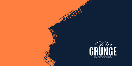 Vector abstract paint brush grunge texture backgroundのイラスト素材