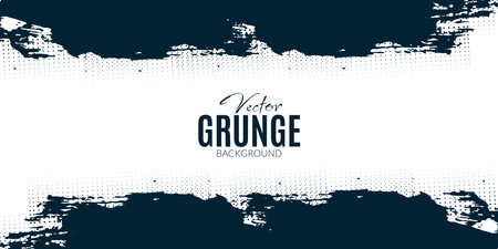 vector abstract grunge texture of brush stroke background designのイラスト素材