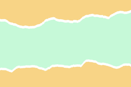 Vector Grandis torn paper sheet banner design with Blue Romance backgroundのイラスト素材