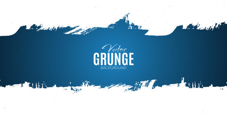 White abstract dirty grunge banner or poster dark blue gradient background vector fileのイラスト素材