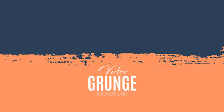 Dark Grey Blue and Atomic Tangerine abstract dirty grunge advertising banner or poster background design vector fileのイラスト素材