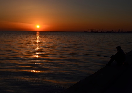 sunsetの写真素材