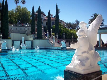 Hearst  Castle Neptune Poolのeditorial素材