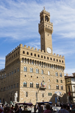 Piazza Della Signoria in Florenceのeditorial素材