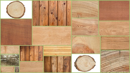 on the collage depicts several different texturesの写真素材