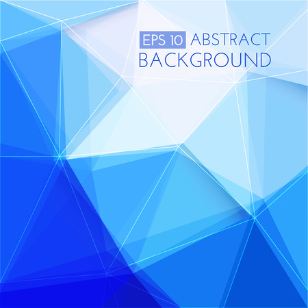 Dark blue abstract background. The main elements of lines and triangles.のイラスト素材