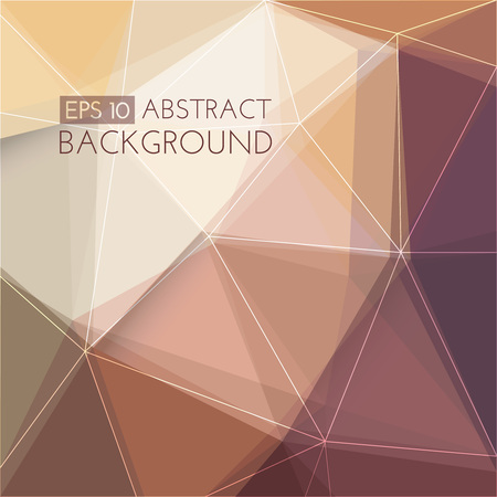 Dark brown abstract background. The main elements of lines and triangles.のイラスト素材