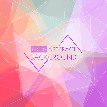 Abstract 3D background. The main elements of lines and triangles.のイラスト素材