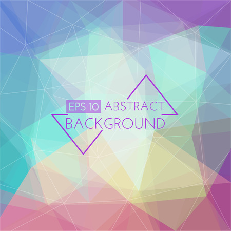 Abstract 3D background. The main elements of lines and triangles.のイラスト素材