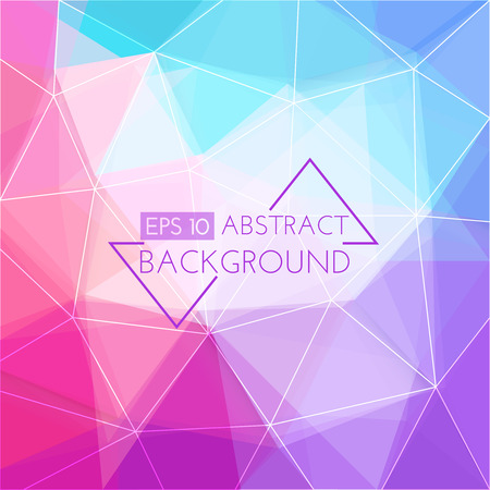 Abstract 3D background. The main elements of lines and triangles.のイラスト素材