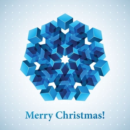 Christmas snowflake illustration.のイラスト素材