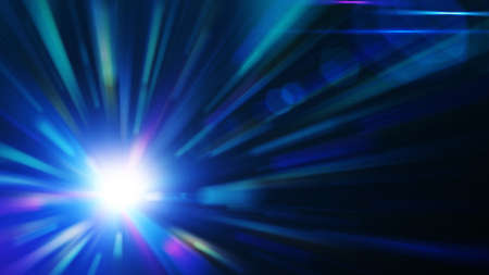 Blue burst, abstract backgroundの写真素材