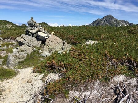 japan mountain tateyama turugidake skimoの写真素材