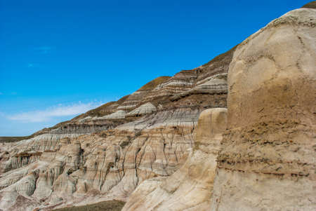 Hoodoos at Drumheller Alberta Canadaの写真素材