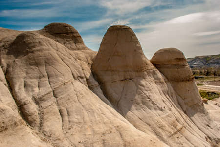 Hoodoos At Drumheller Alberta Canadaの写真素材