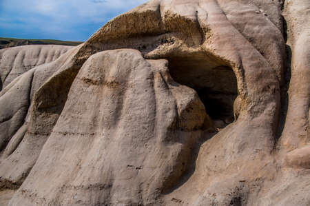Hoodoos At Drumheller Alberta Canadaの写真素材