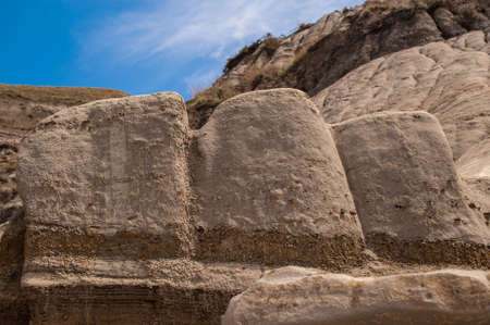 Hoodoos At Drumheller Alberta Canadaの写真素材