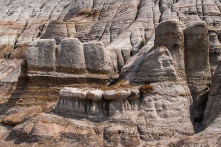 Hoodoos At Drumheller Alberta Canadaの写真素材