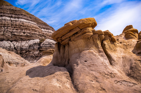 Hoodoos At Drumheller Alberta Canadaの写真素材